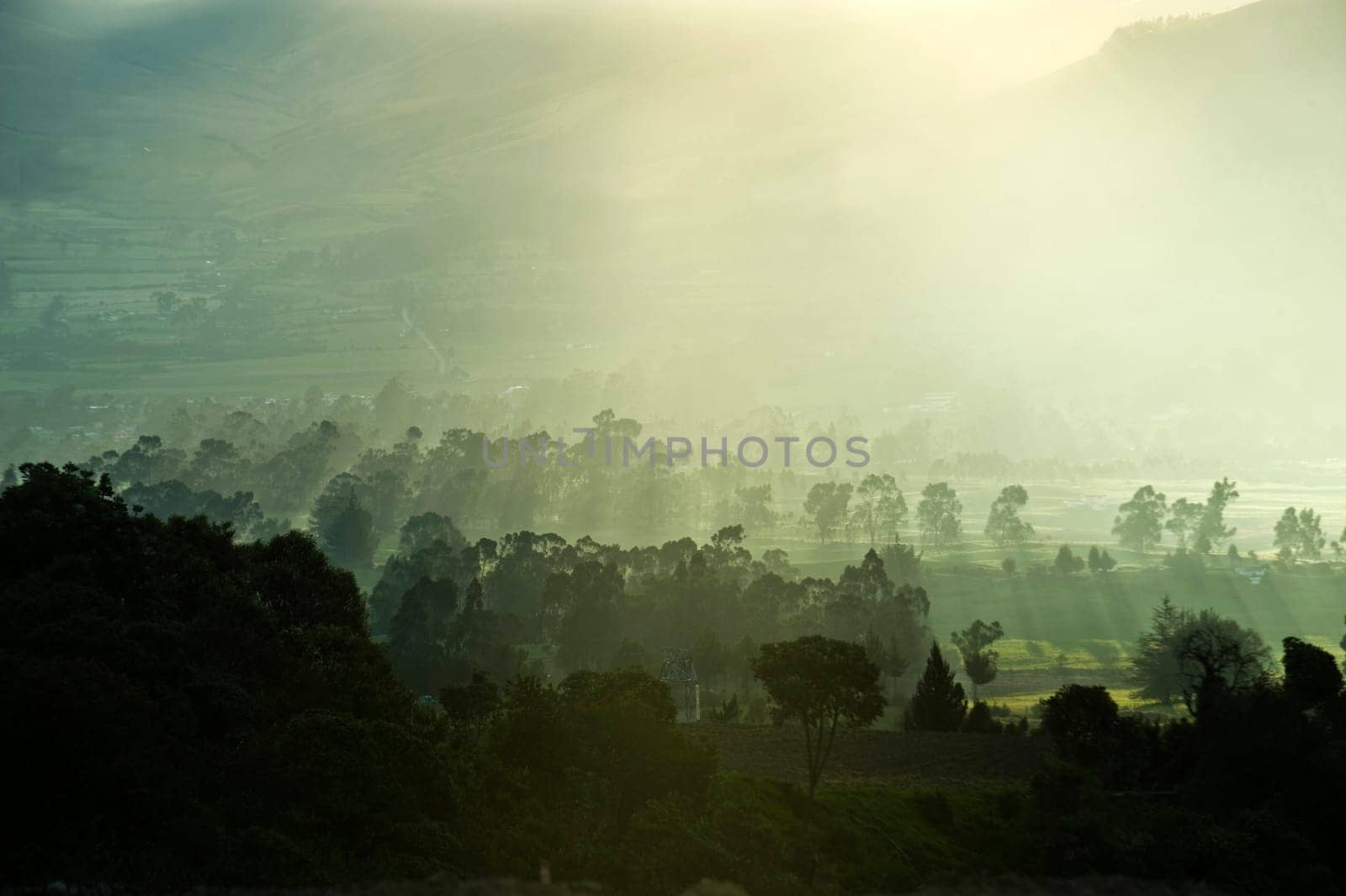Half an hour to a Sunset in The Andes, Ilinizas Nature Reserve, Ecuador