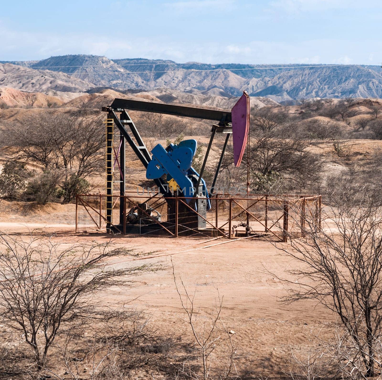 Oil Pump in the Desert, Mancora, Peru
