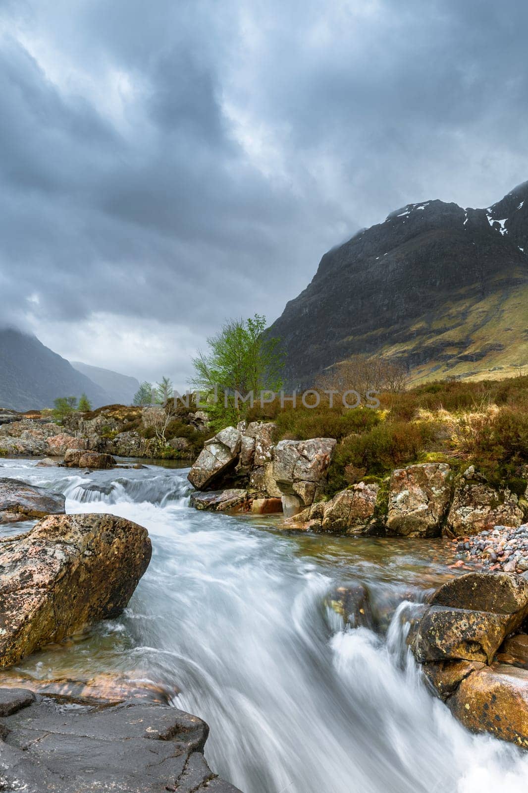 Wild River in Glen Coe Valley