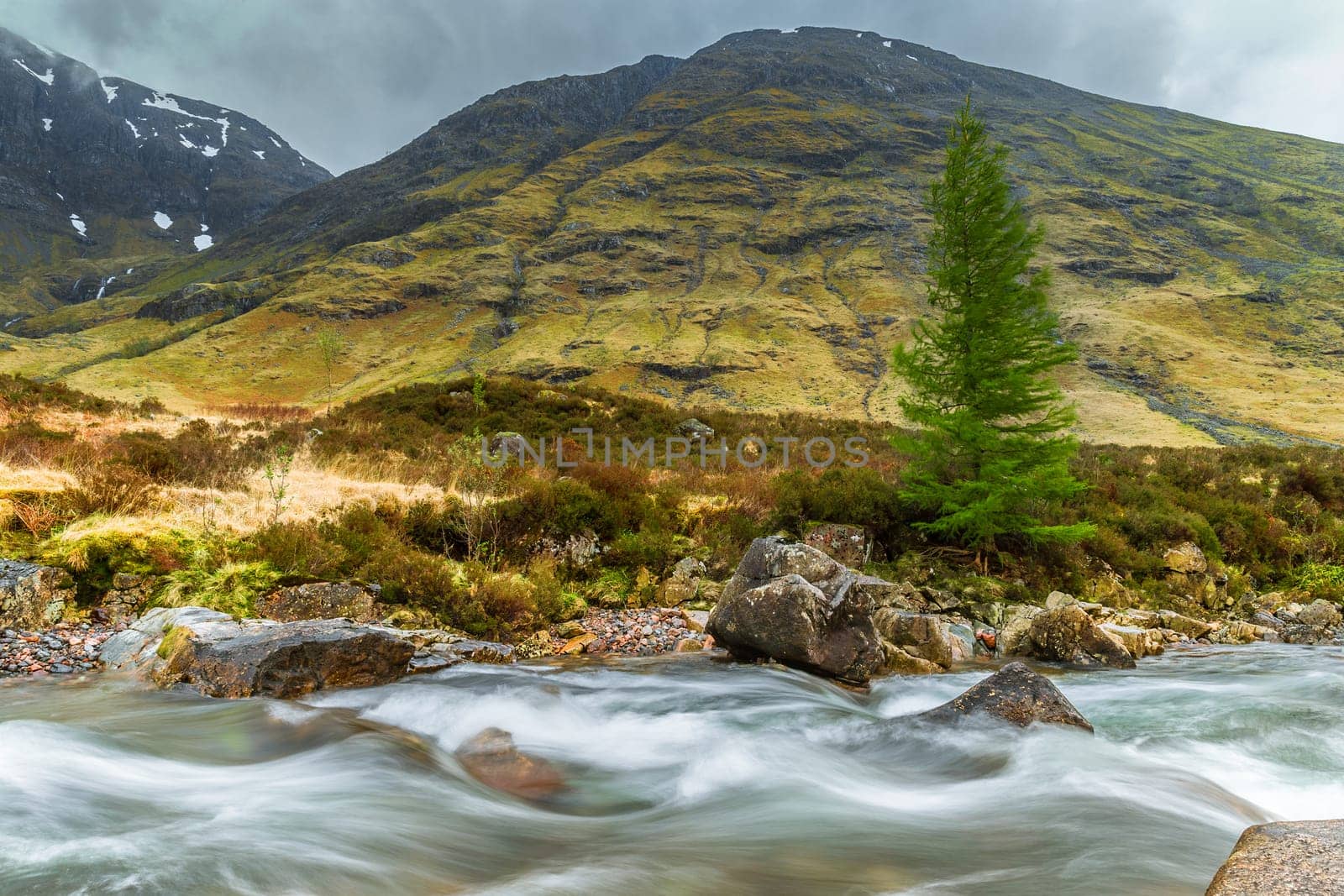 Wild River in Glen Coe Valley