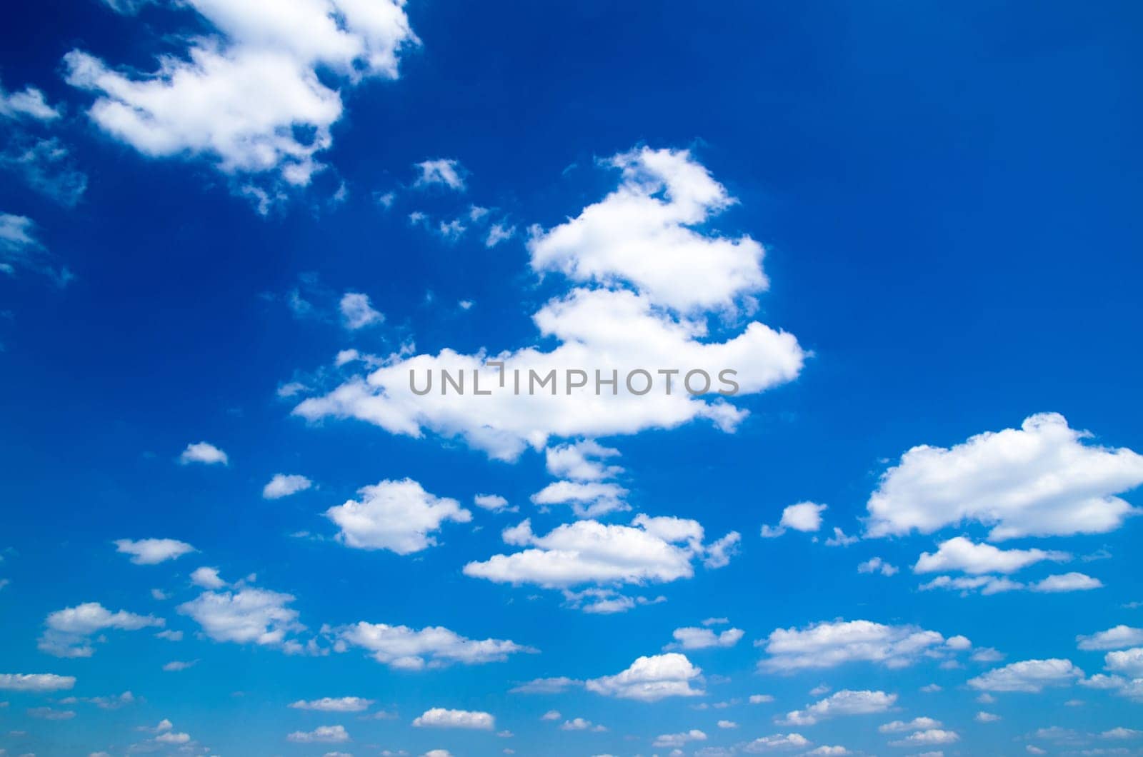 blue sky with cloud closeup