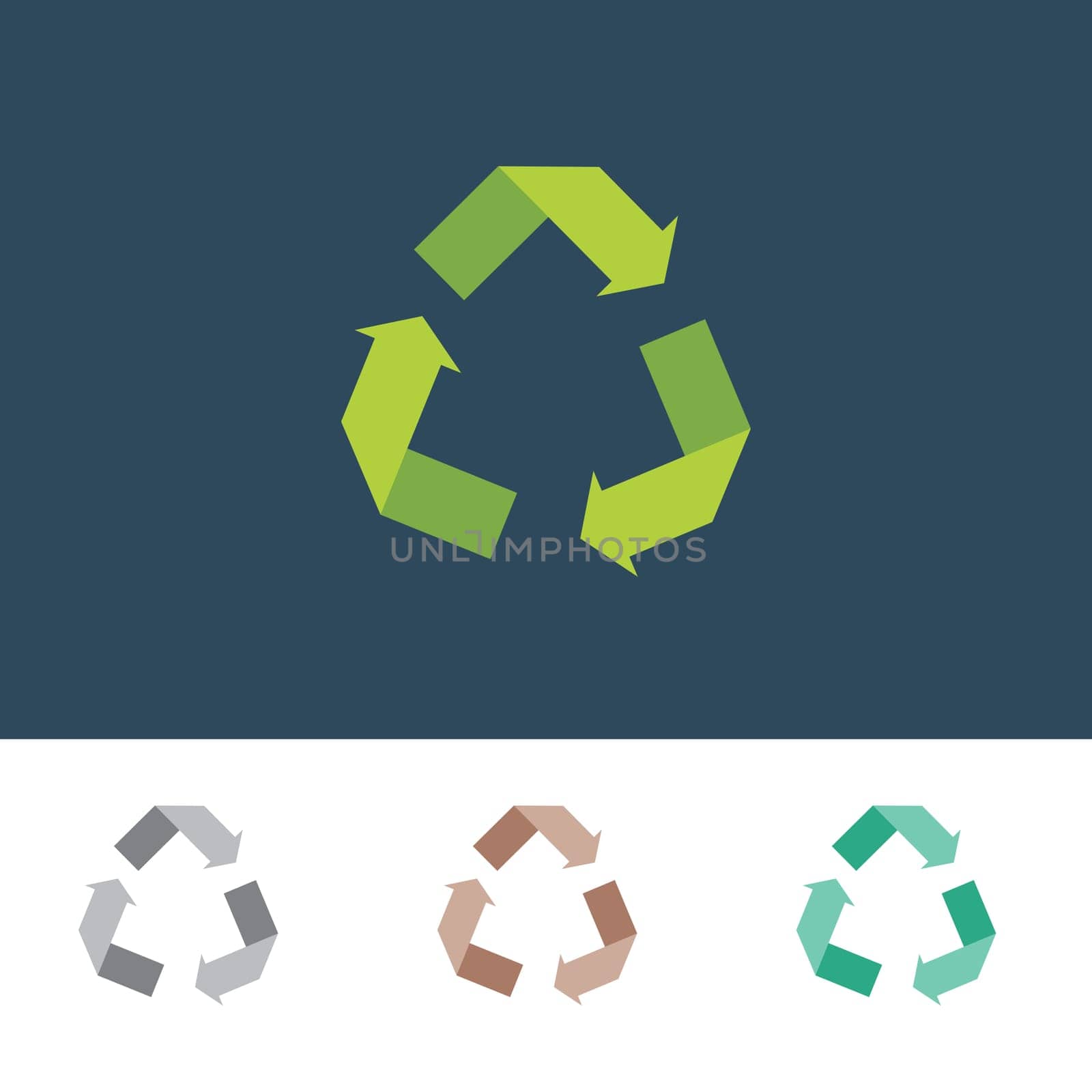 recycle sign in different format, for eco environments.