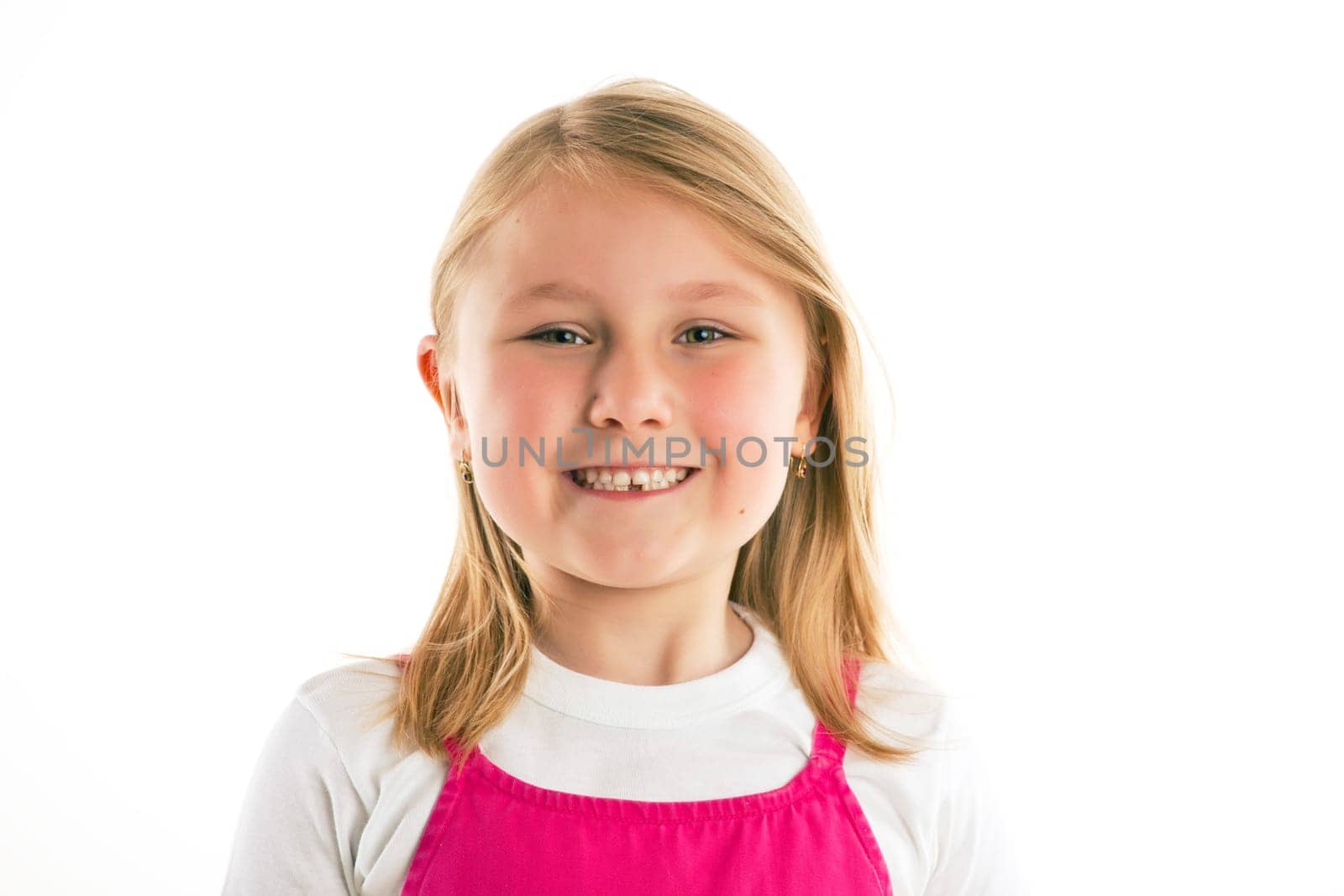 the little girl with missing teeth