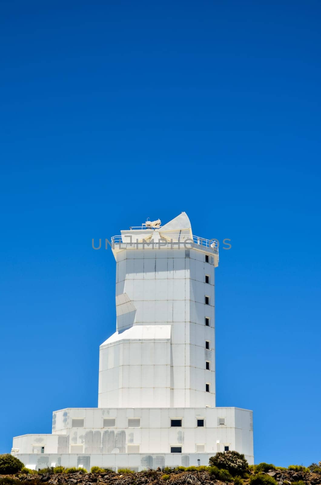 Telescopes of the Teide Astronomical Observatory in Tenerife, Spain.