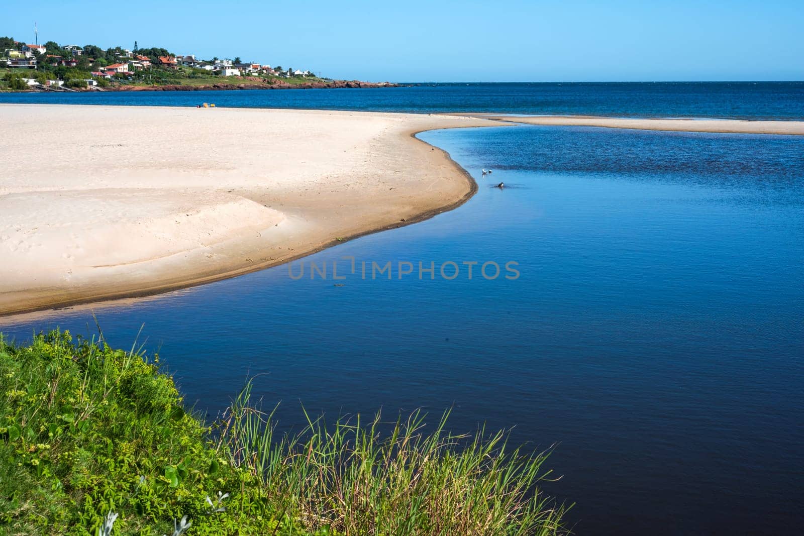 Punta Colorada Beach near the town of Piriapolis in the Uruguay Coast