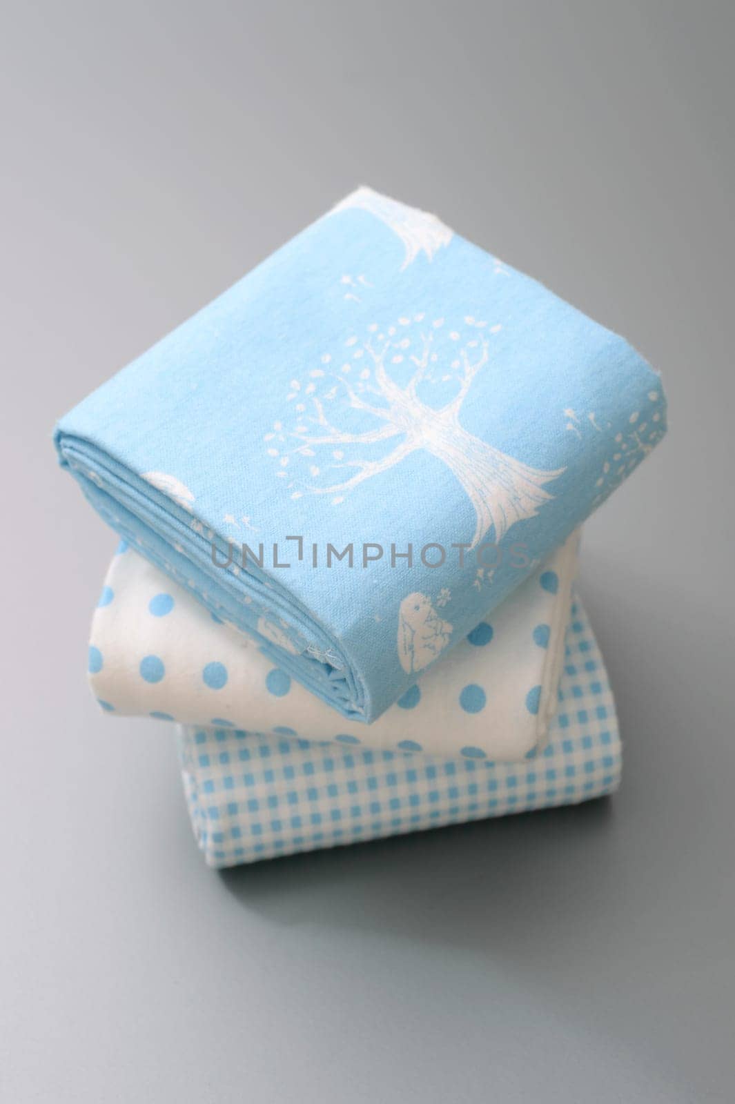 A close up shot of baby bed sheets