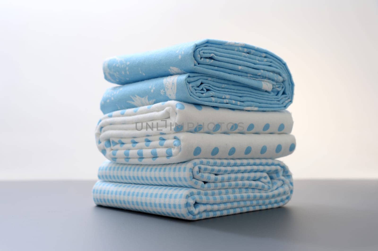 A close up shot of baby bed sheets