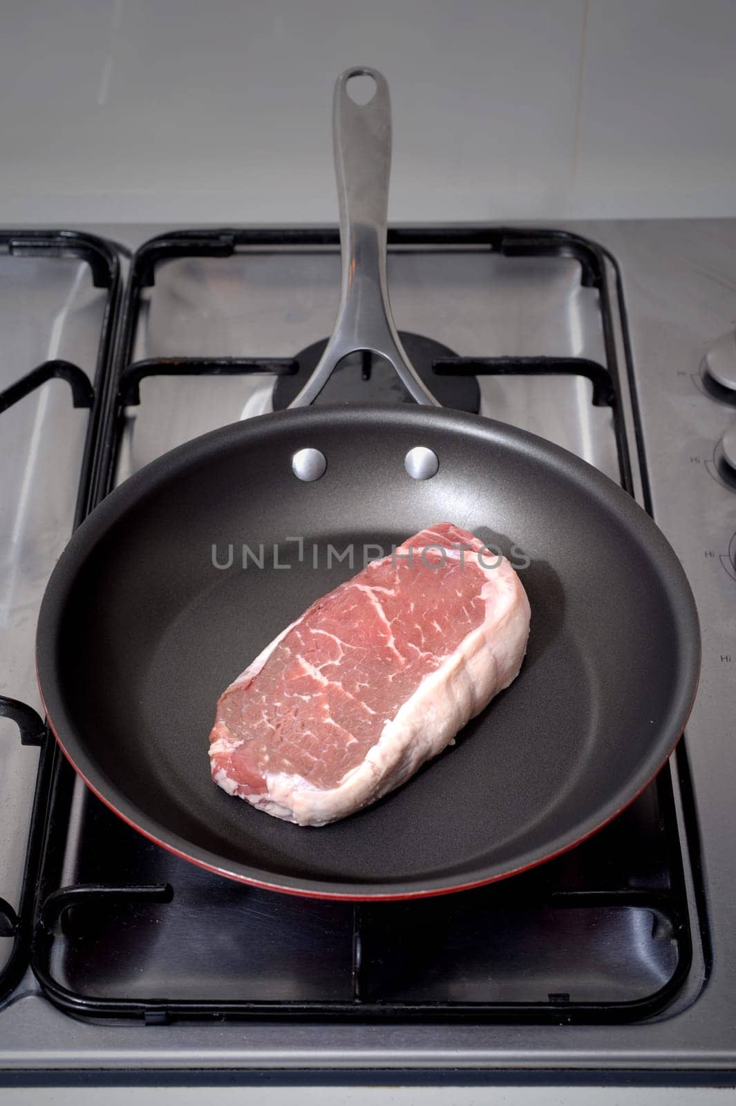 A close up shot of an Australian Porterhouse steak