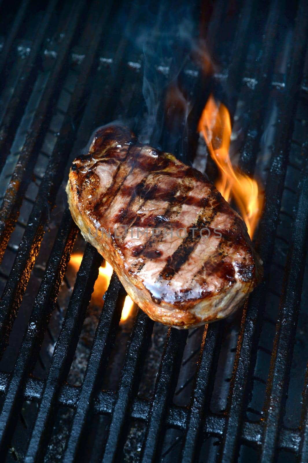 A close up shot of an Australian Porterhouse steak