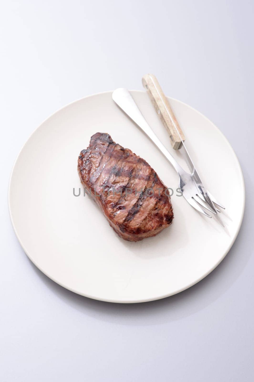 A close up shot of an Australian Porterhouse steak
