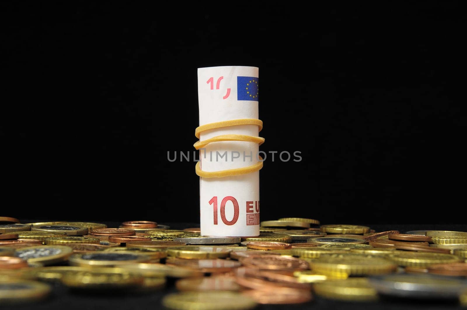 Some Scattered Money Representing Different Markets Financial Concept