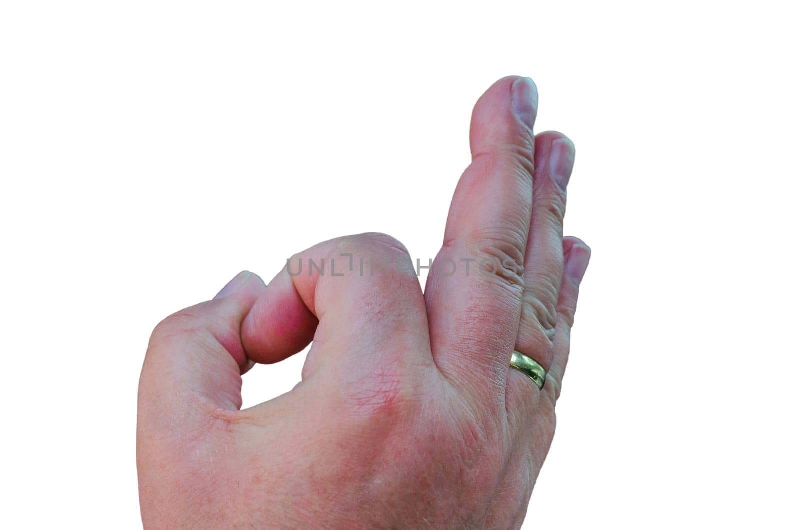 Hand sign for OK,Super okay in front of a bright hinger ground