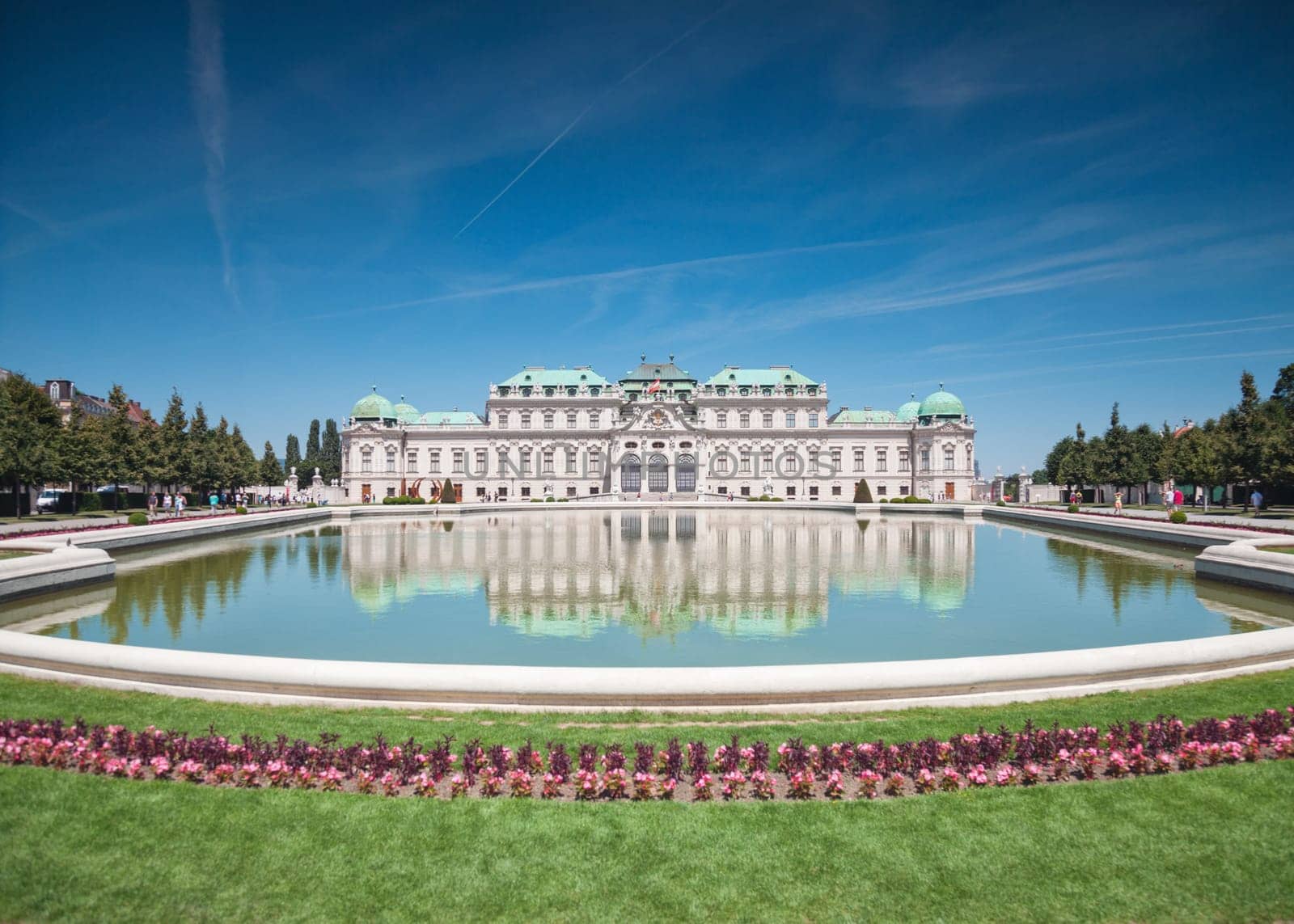 Belvedere castle in Vienna, Austria