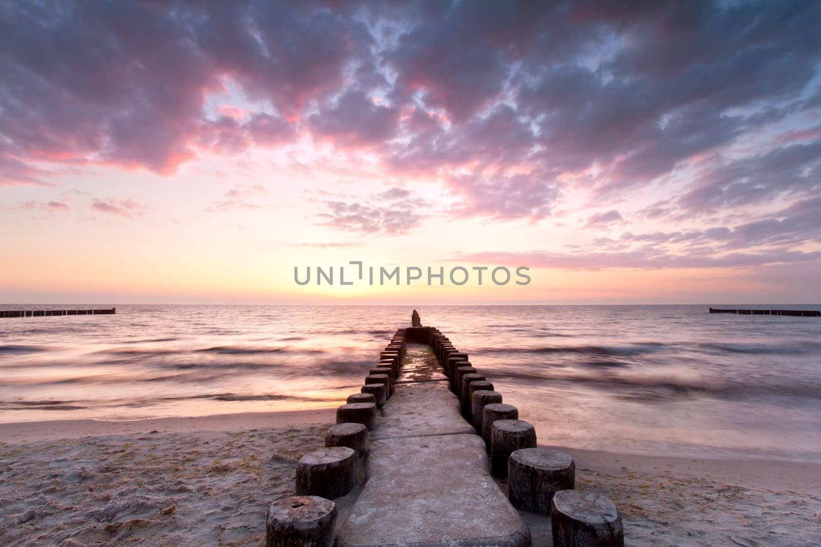 Buhnen am Strand