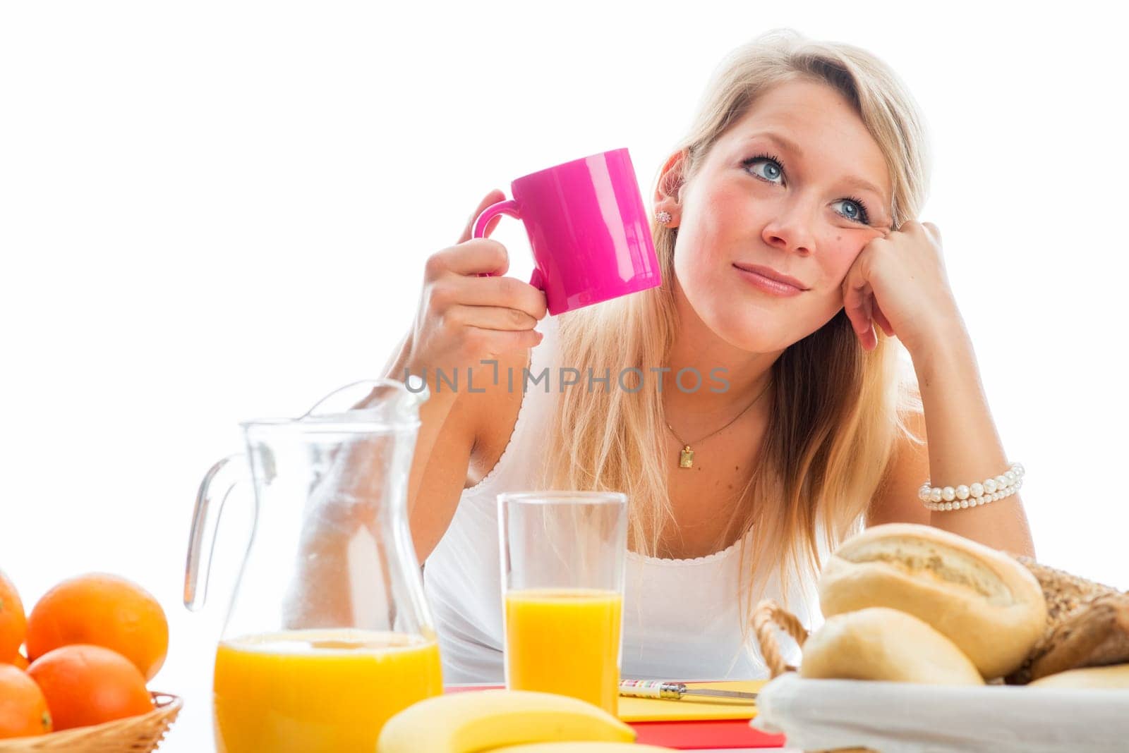 Dreamy at the breakfast table