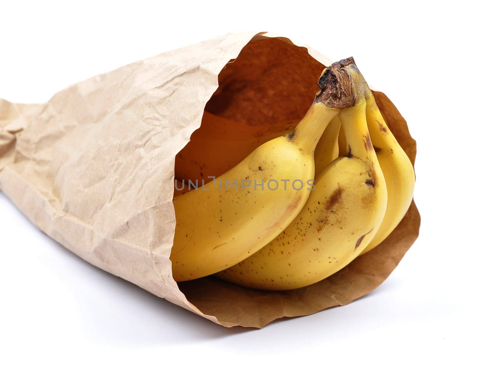Bananas in paper bags