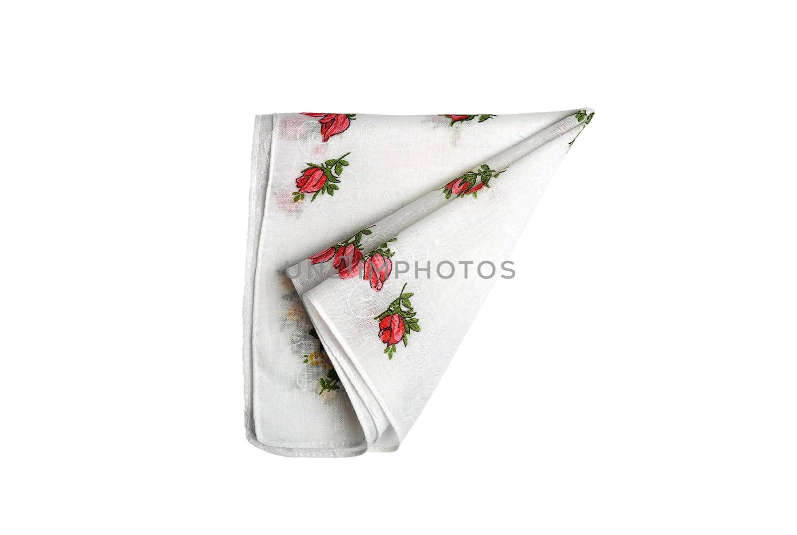 Cloth with flower decoration