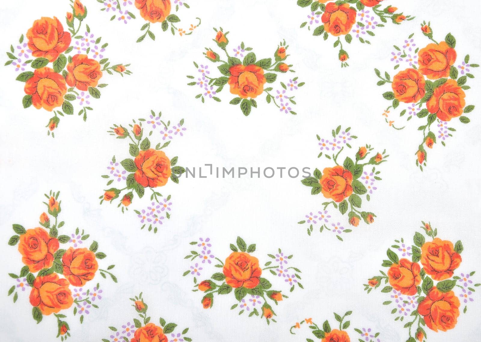 Cloth with flower decoration
