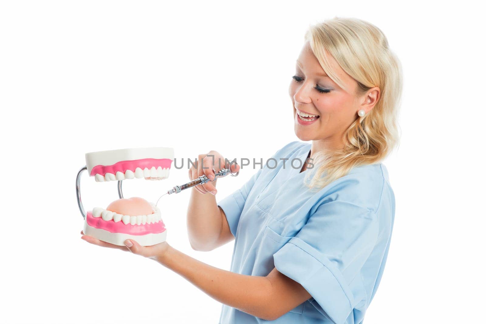 female dentist