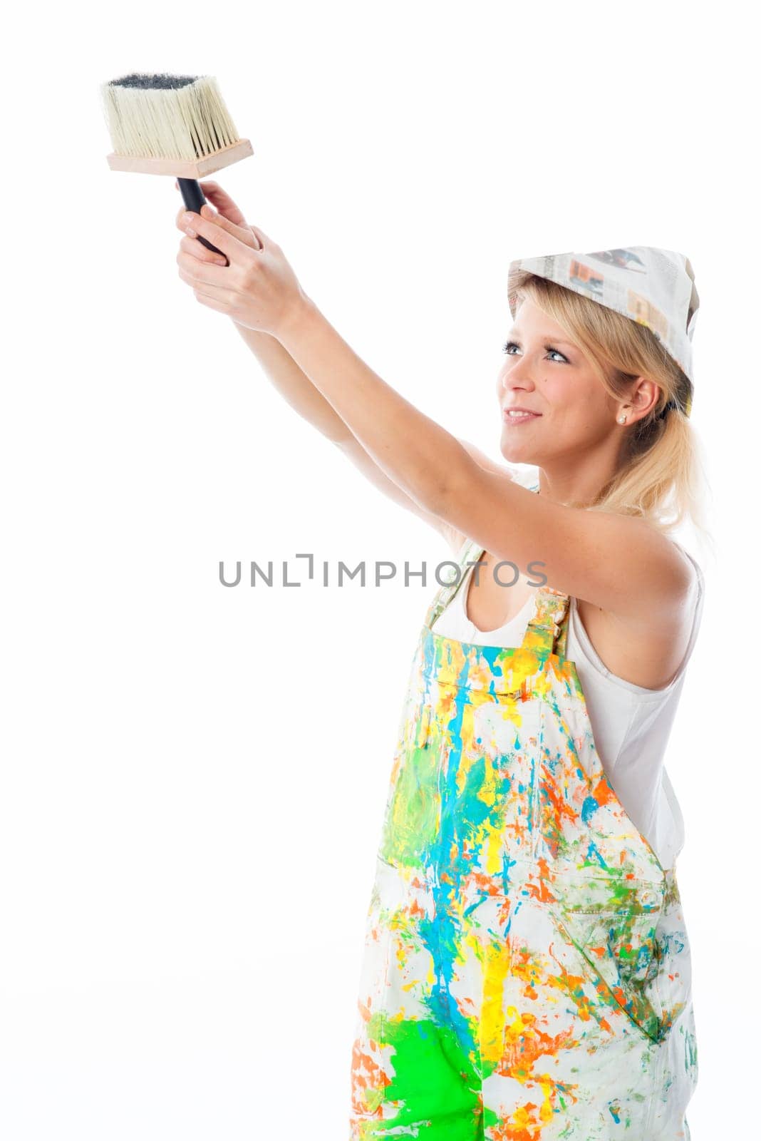 Female painter with Witschequast