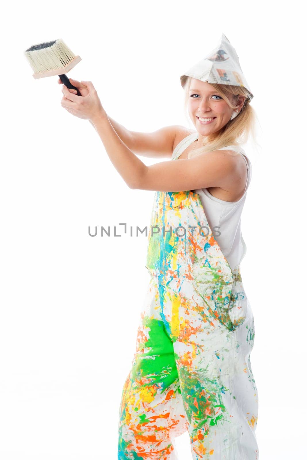 Female painter with Witschequast