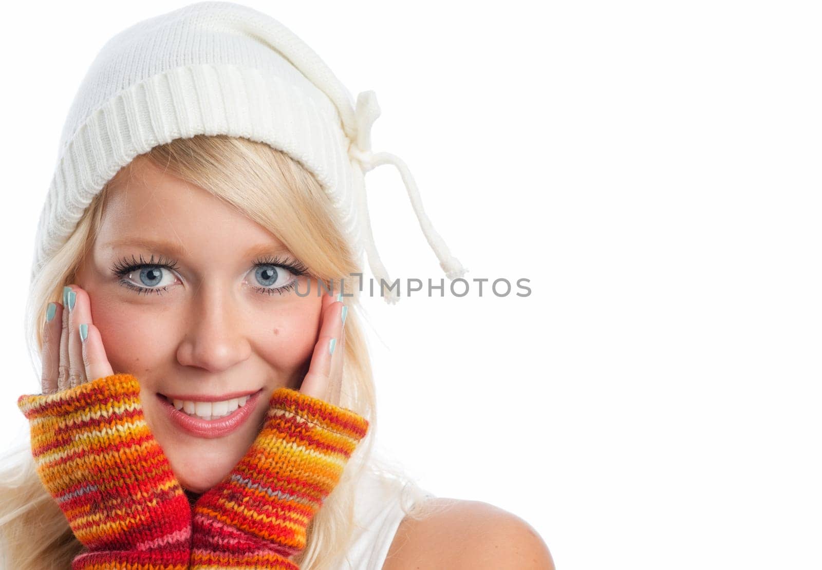 Face in winter