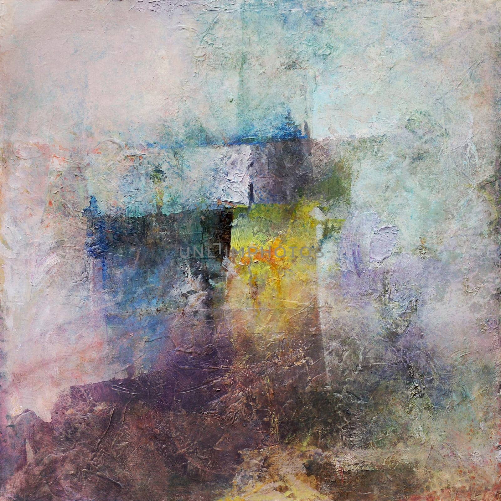 abstract painting textures on canvas