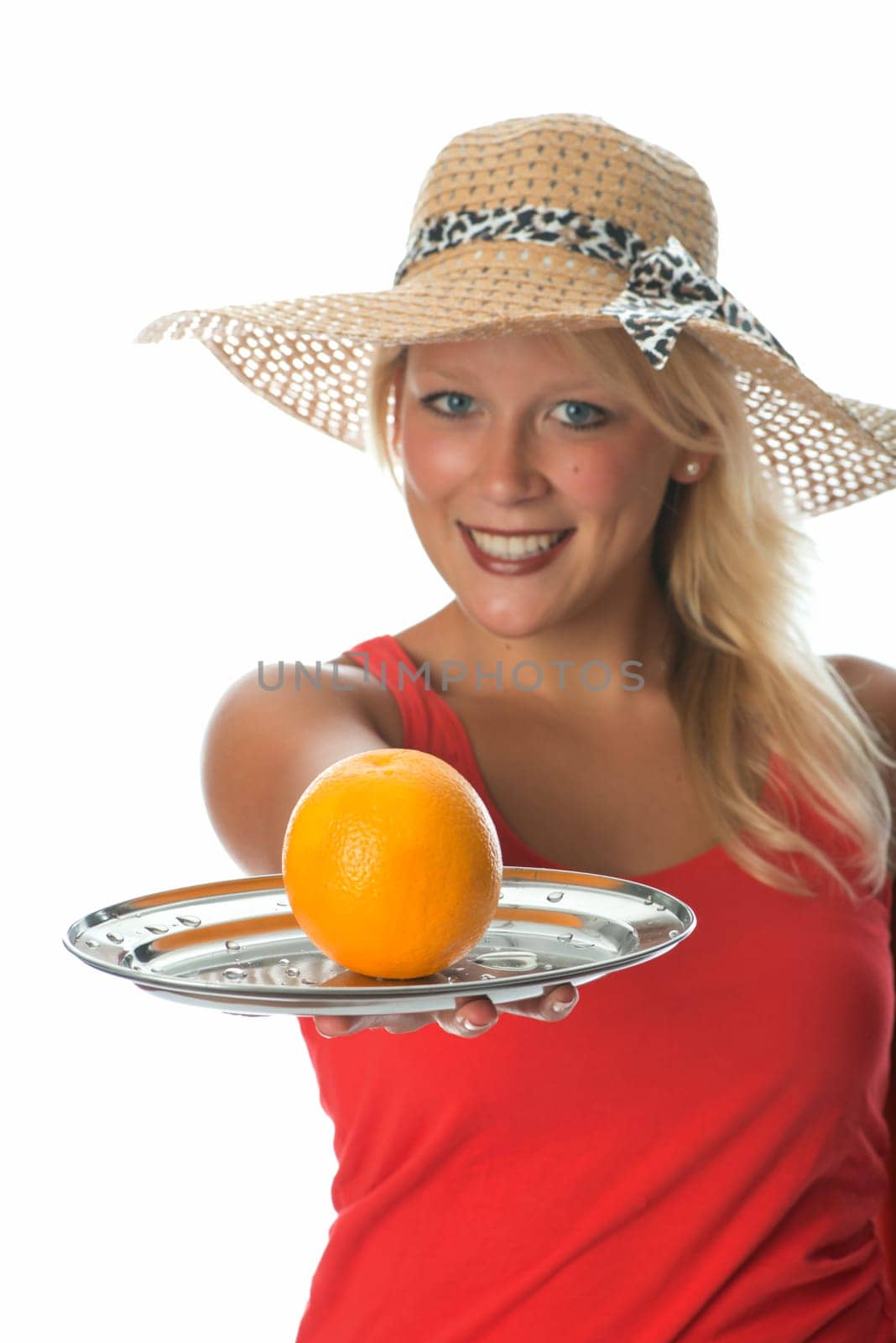 Woman in summer