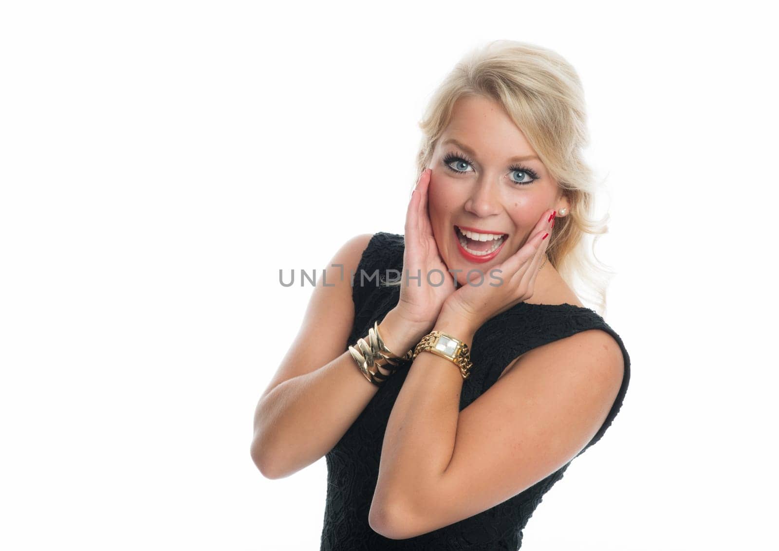 Noble blonde woman