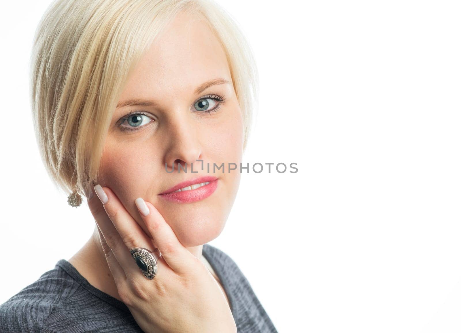 Sensual blonde girl