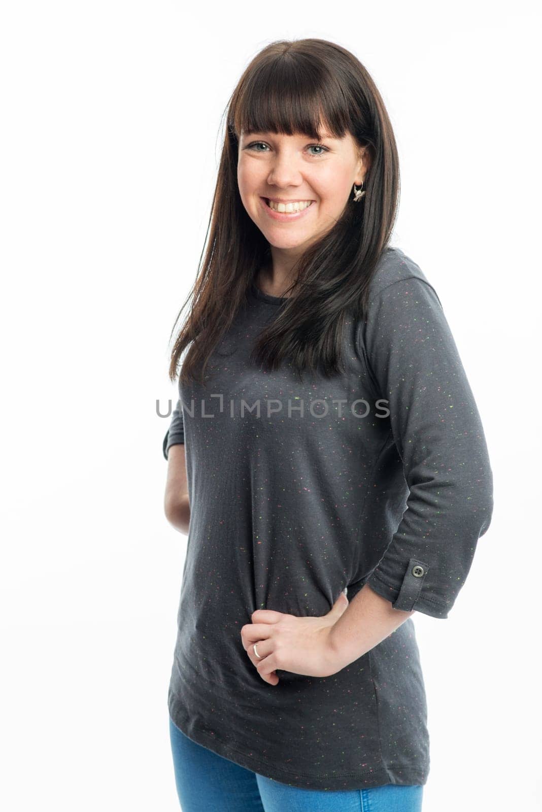 Young dark-haired girl