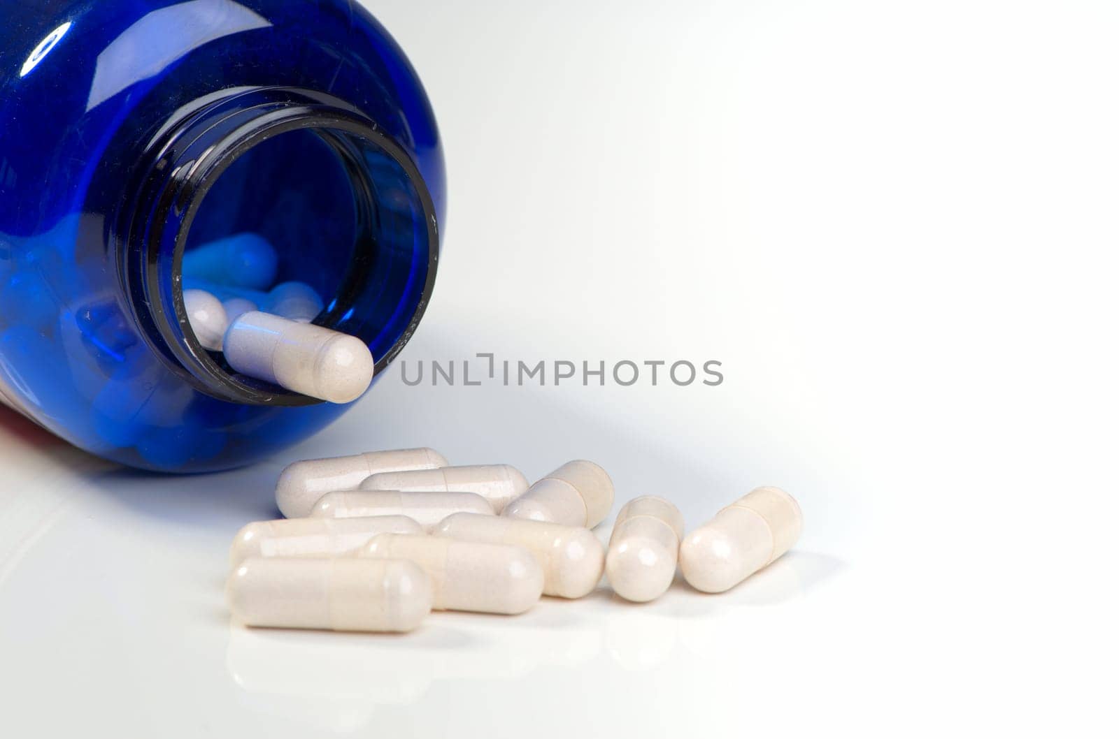Food supplement in glass