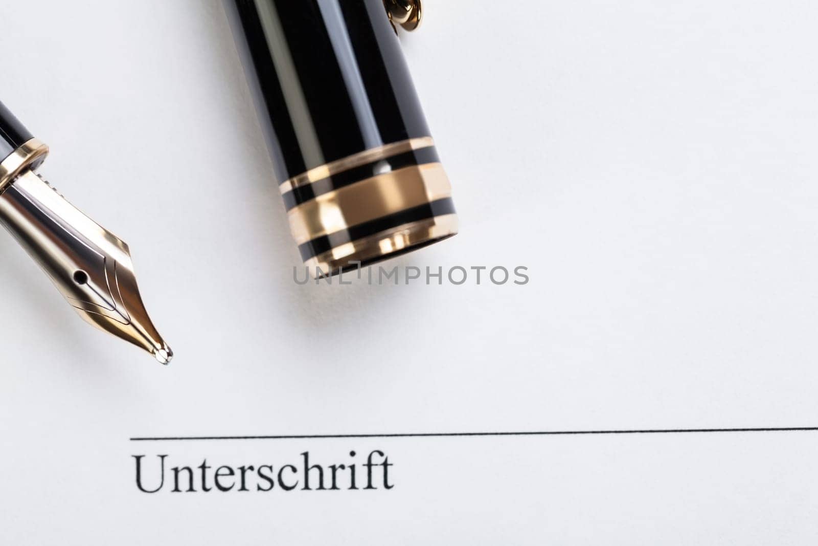 signature signature with filler on paper business details macro