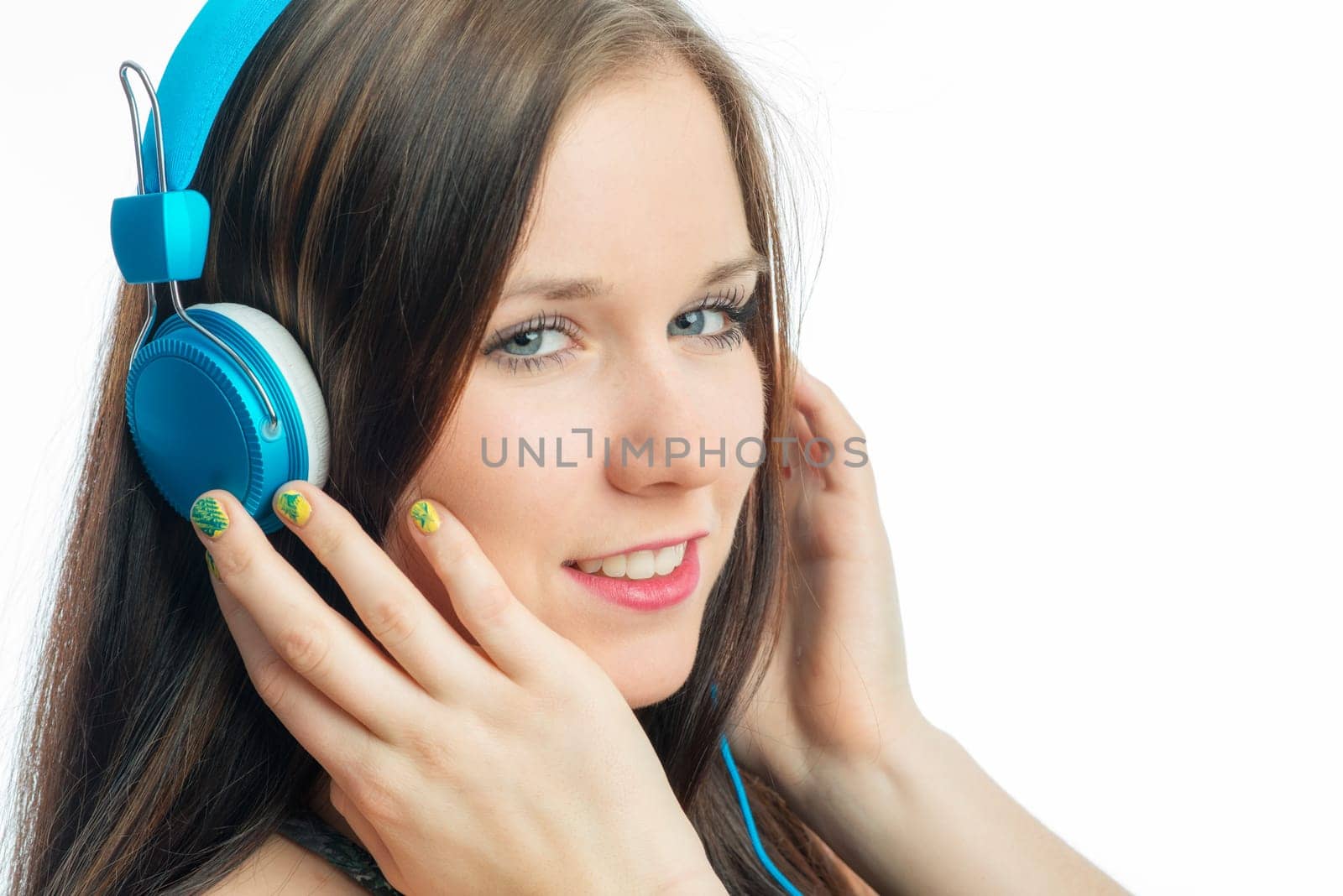 Young woman with headphones