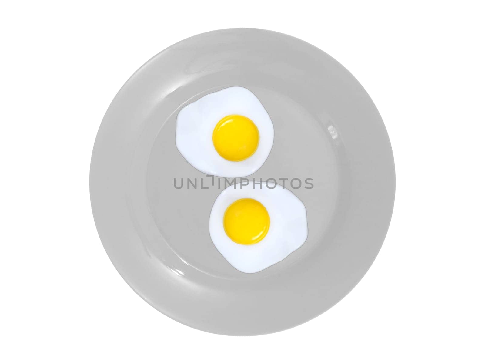 A close up shot of a fried egg