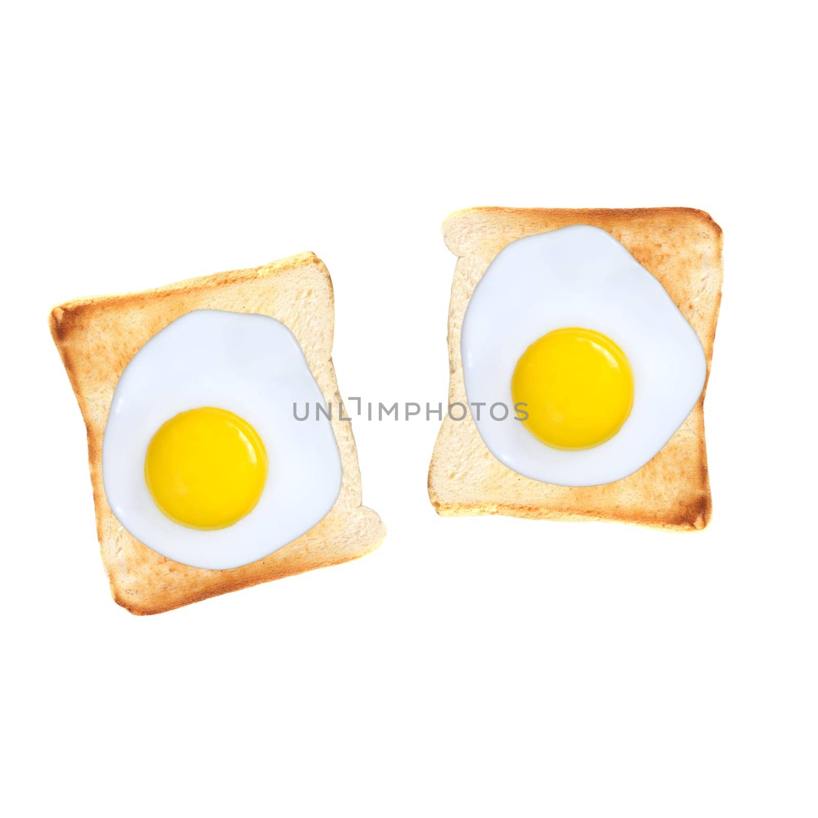 A close up shot of a fried egg