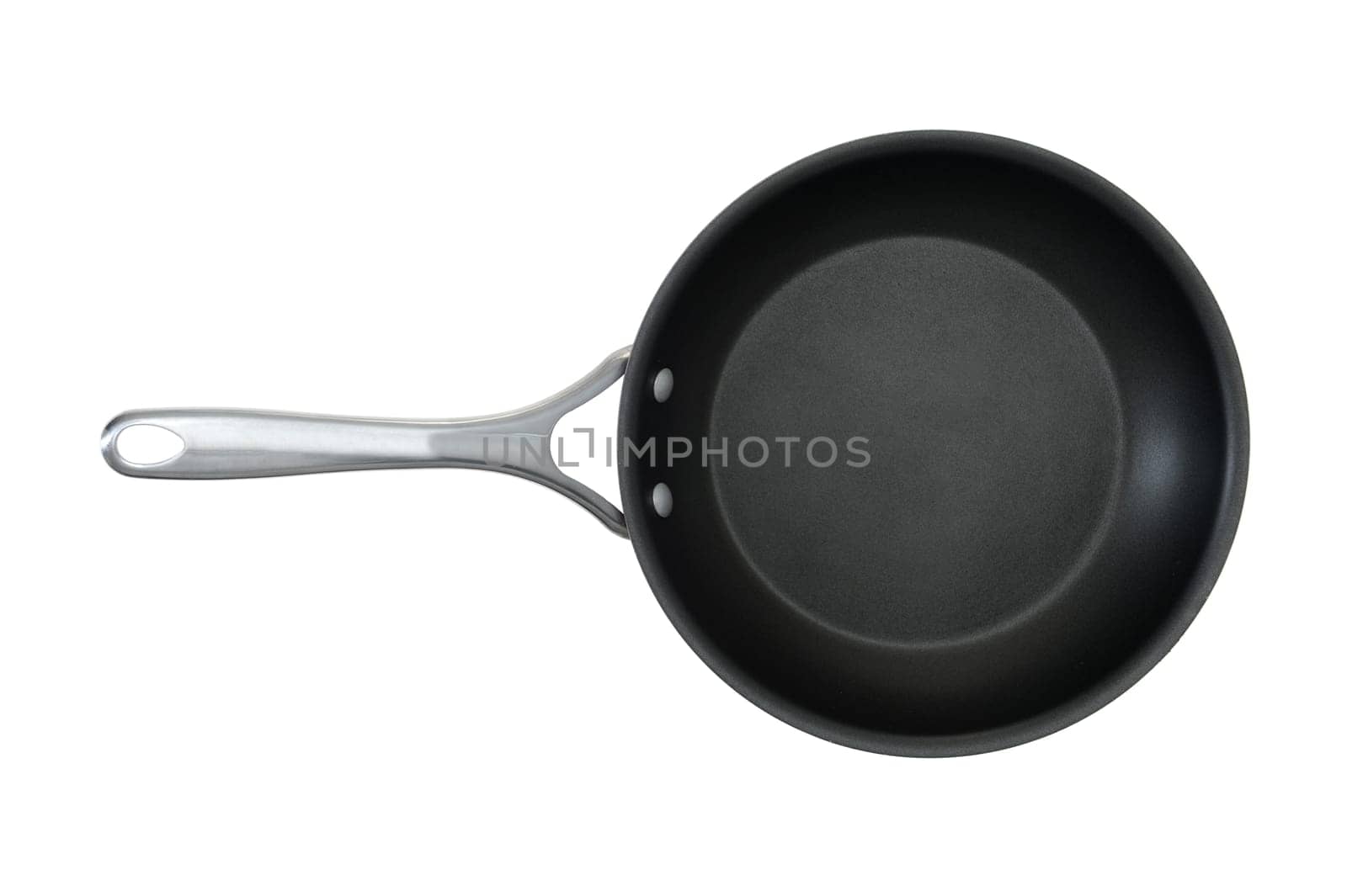 A close up shot of a kitchen frying pan