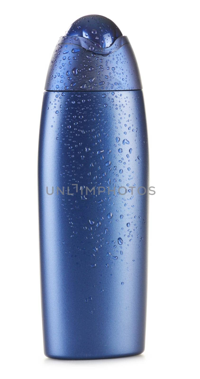Composition with plastic bottles of body care and beauty products