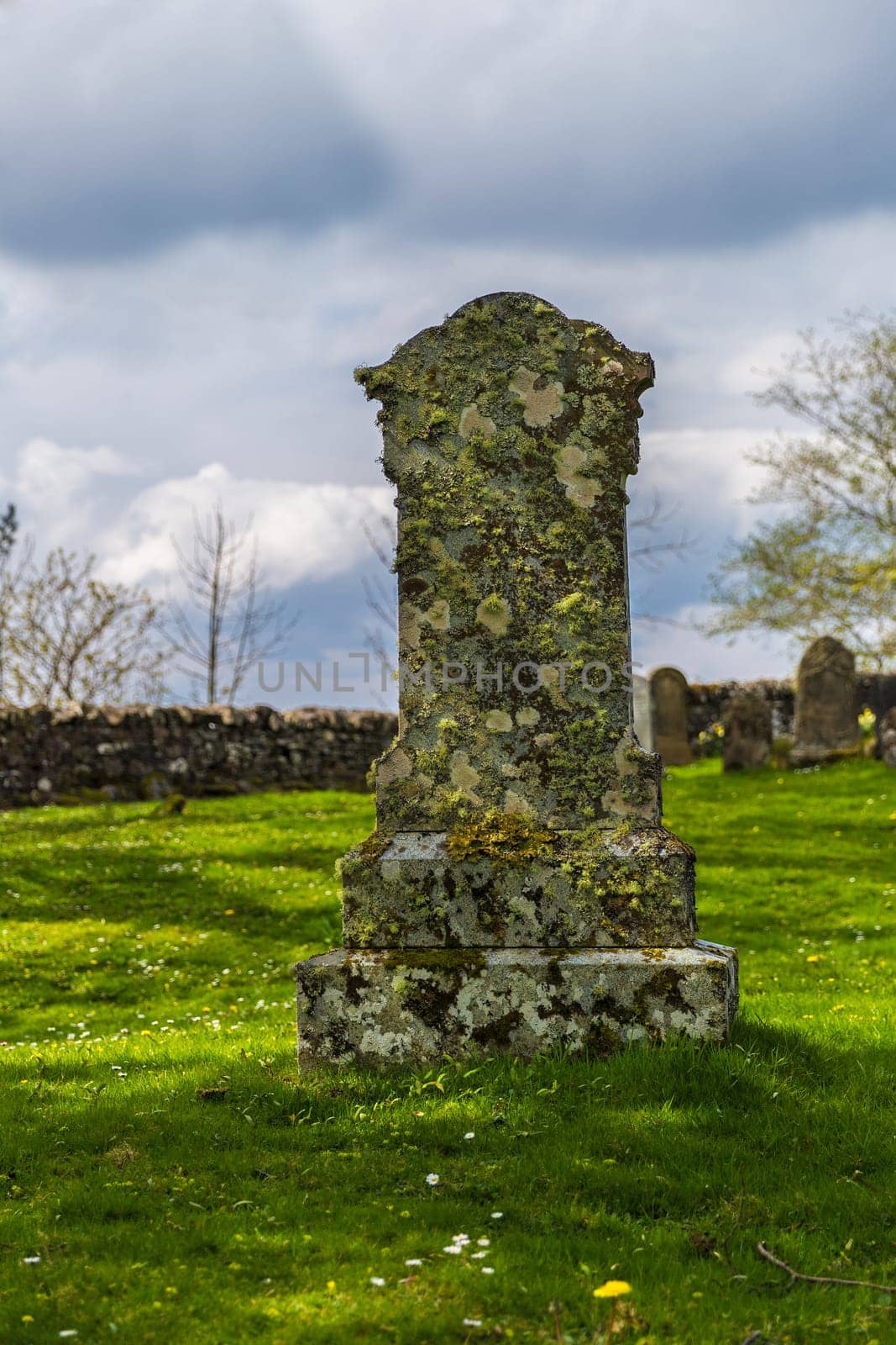 Cemetery on the beach at Gairloch - Scotland