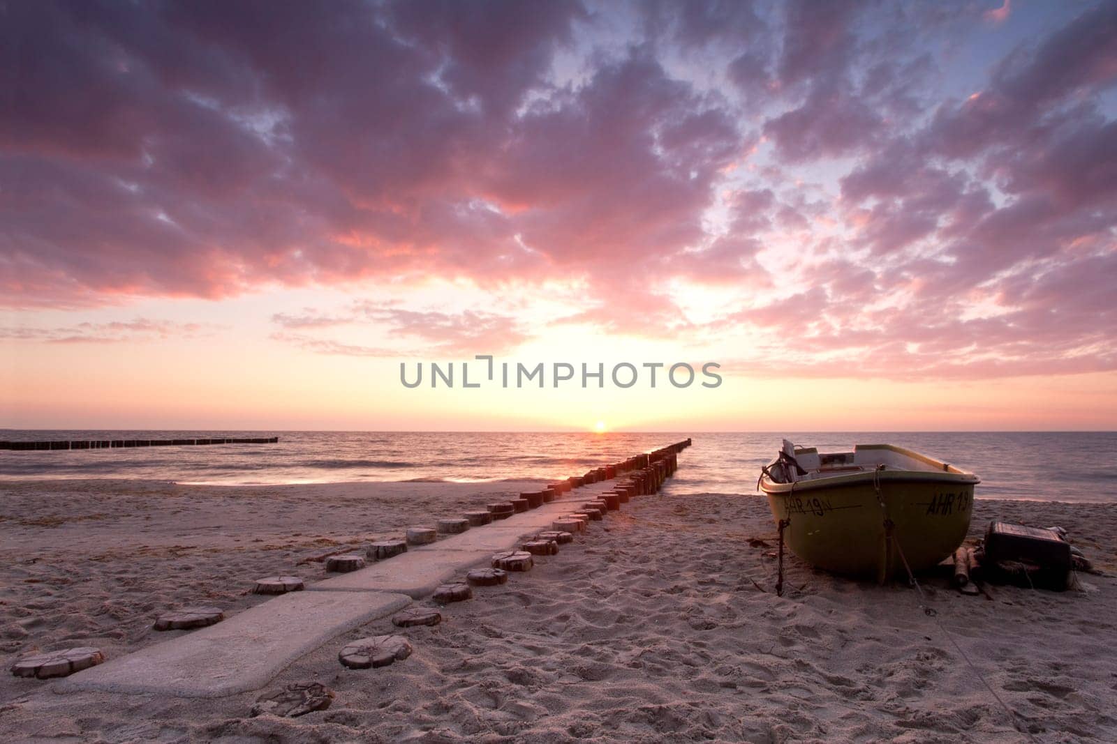 Fishing boat on the coast
