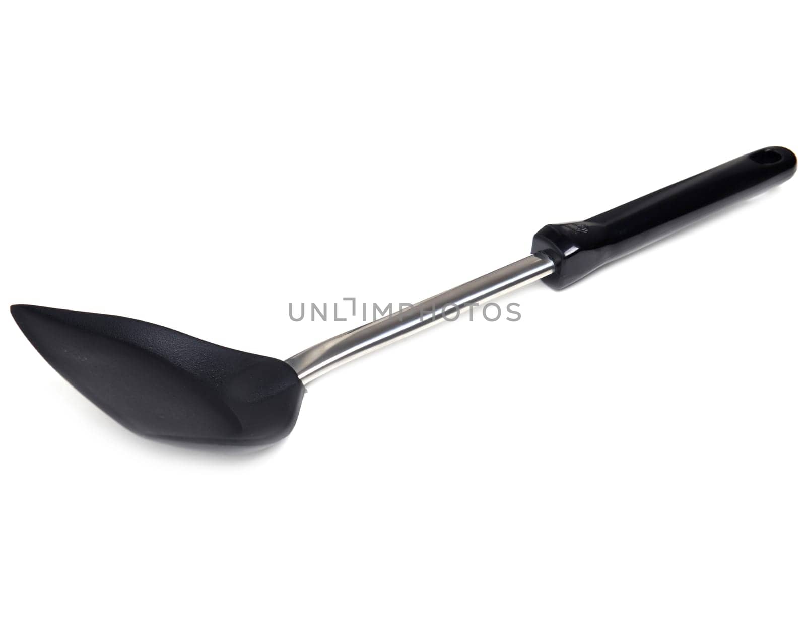 flipper used in frying on white background