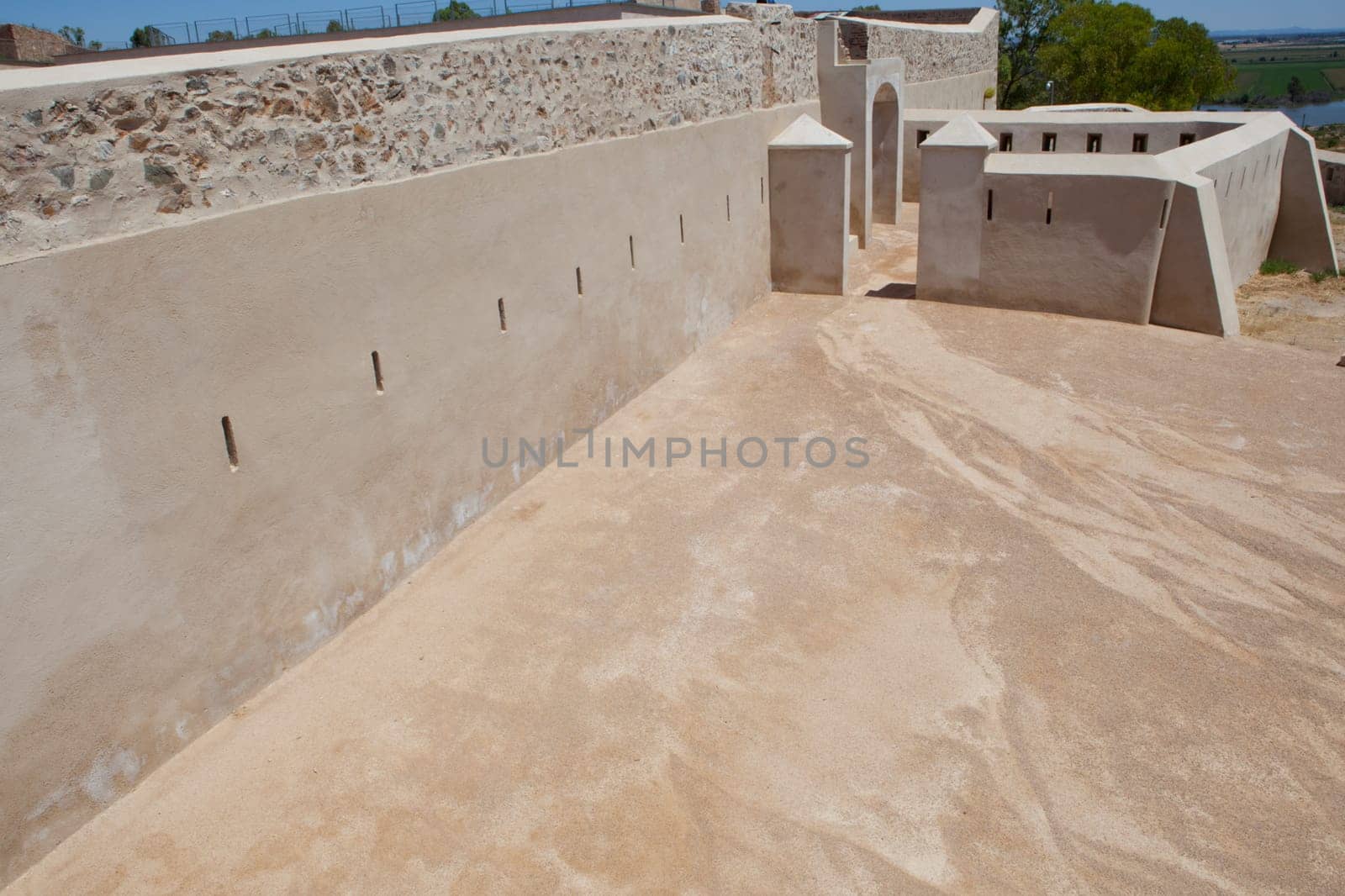 San Cristobal Fort, built in the 17th century during the Portuguese Restoration War. It was also important in 1811, during the  the Battle of Gévora and was marked on the Arc du Triomphe in Paris to commemorate the victory over the Spanish troops