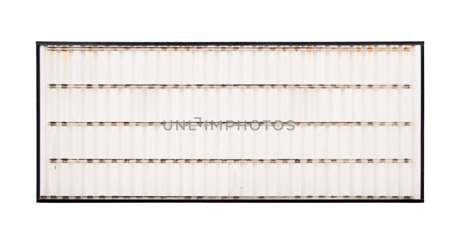 Insert your own message onto this blank retro road side sign