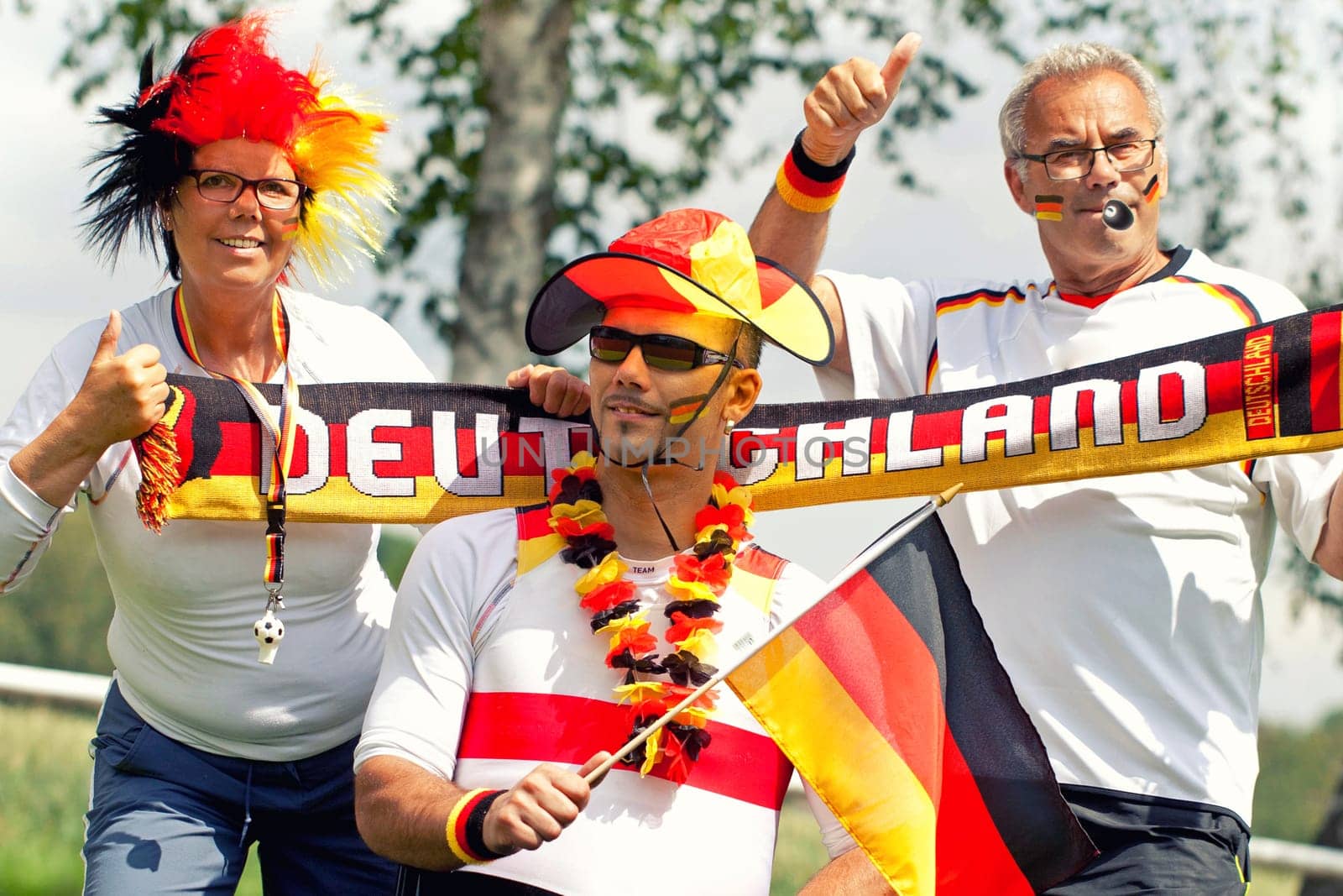 cheering football fans - Germany