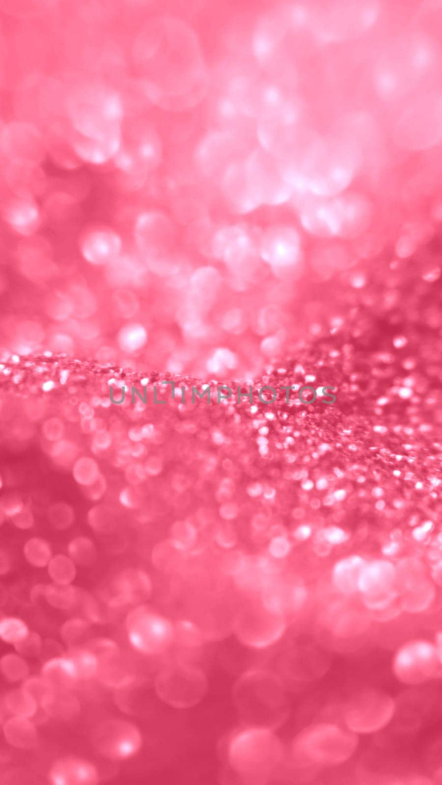 Viva Magenta lights bokeh background, Chrismas lights bokeh. Color of the 2023 year. Blurred and glowing lights. Monochrome bokeh lens effect from lighting spots. by kizuneko