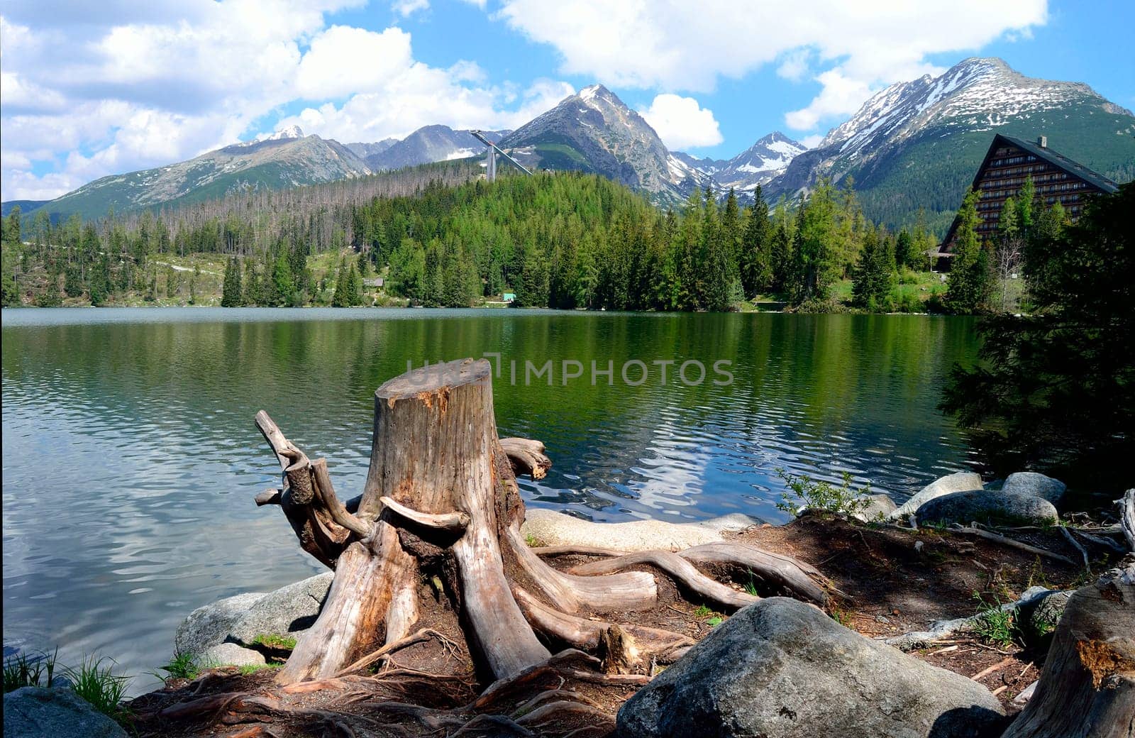 Lake in Tatra Mountains, Slovakia