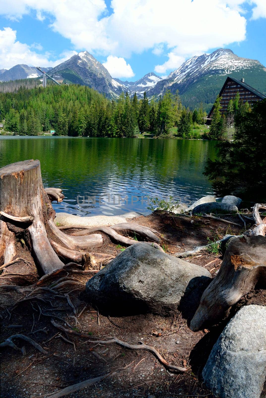 Lake in Tatra Mountains, Slovakia