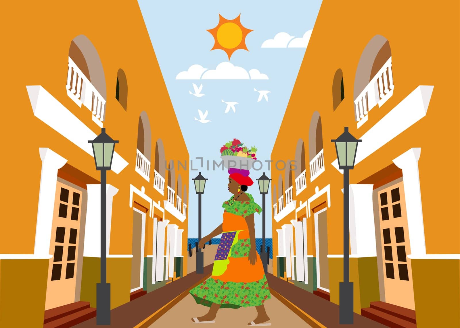 Way to the market