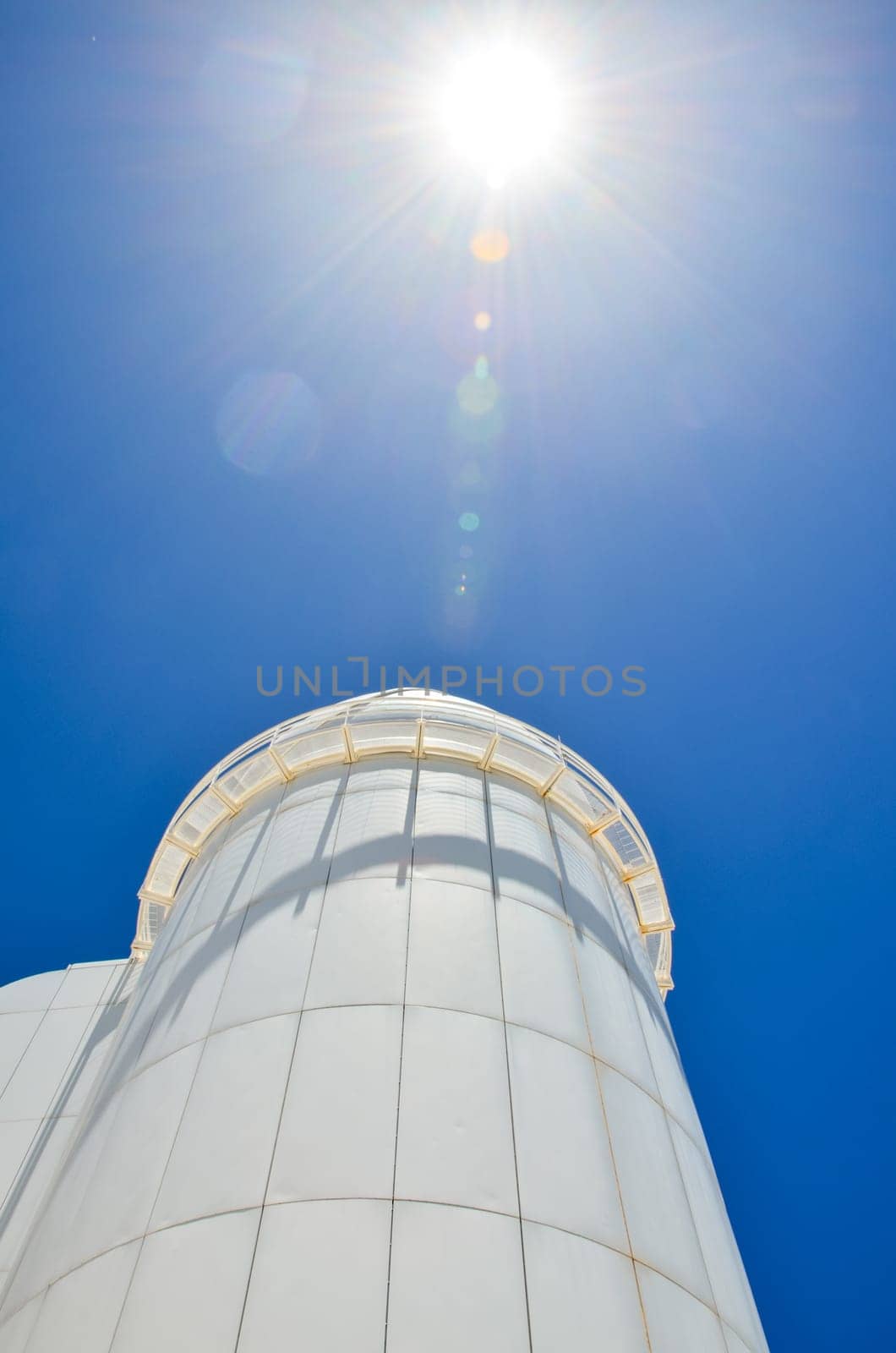 Telescopes of the Teide Astronomical Observatory in Tenerife, Spain.