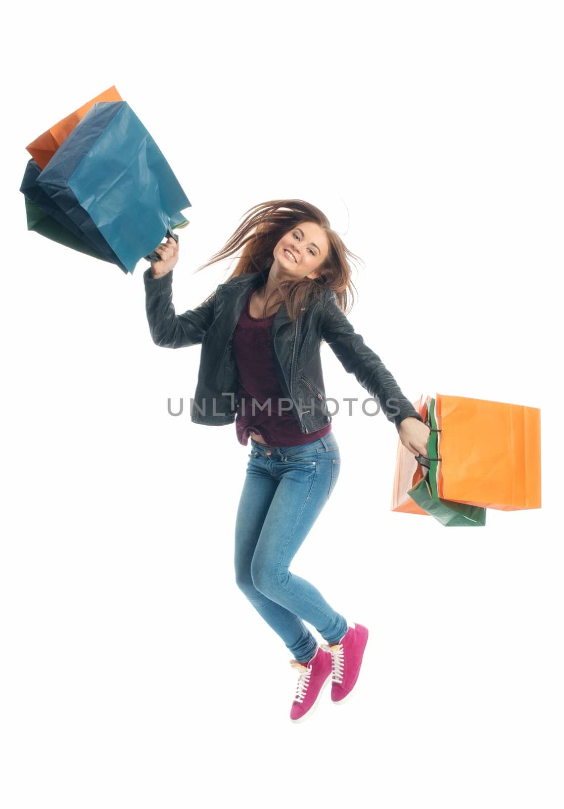 Girls in a buying frenzy